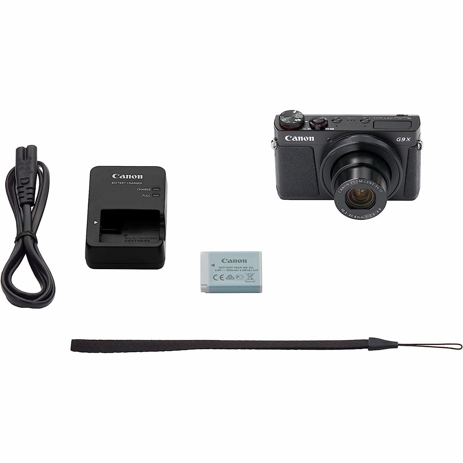 Canon PowerShot G9 X Mark II Digital Camera - Black