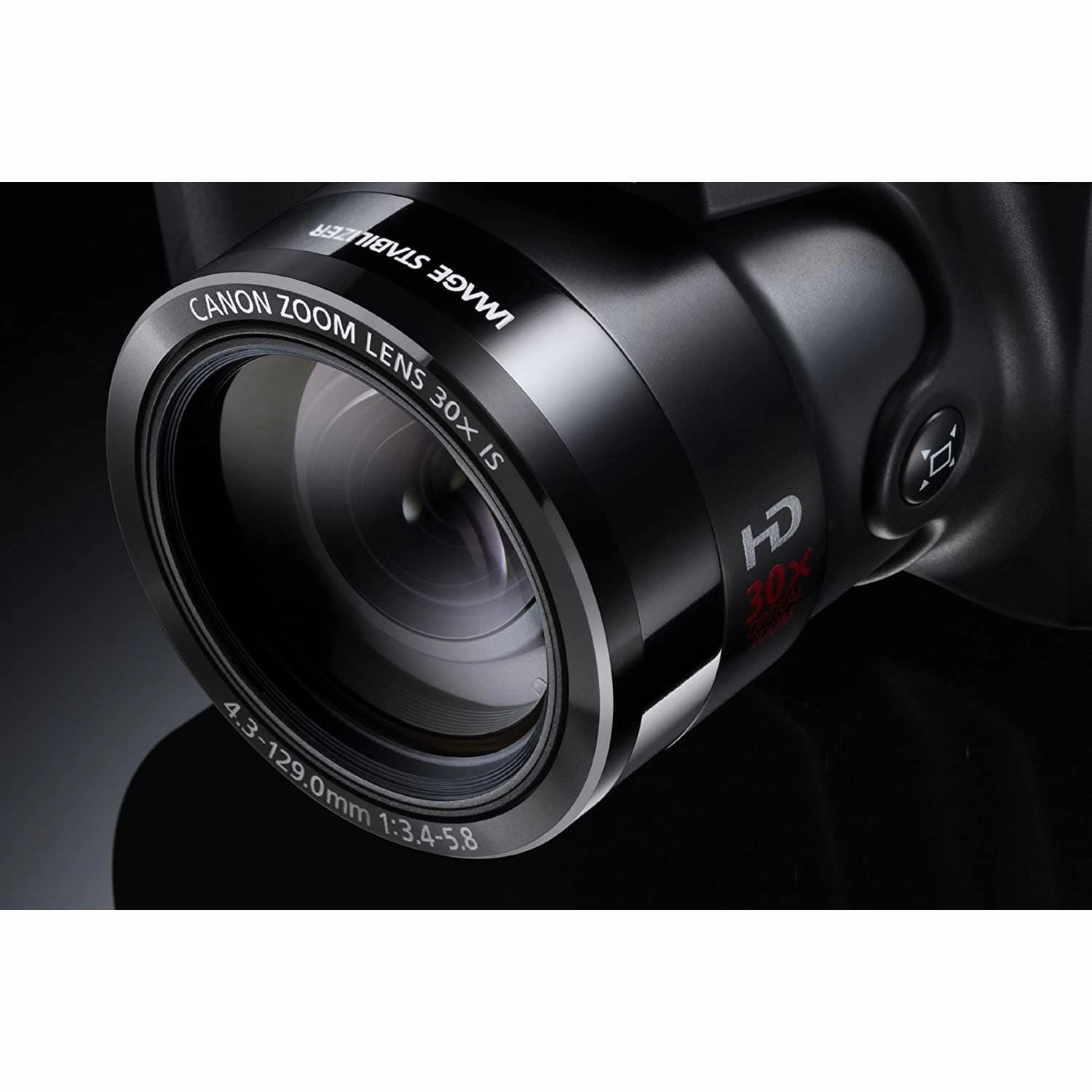 Canon PowerShot SX500 IS Digital Camera - Black (16.0 MP, 30x Optical Zoom)