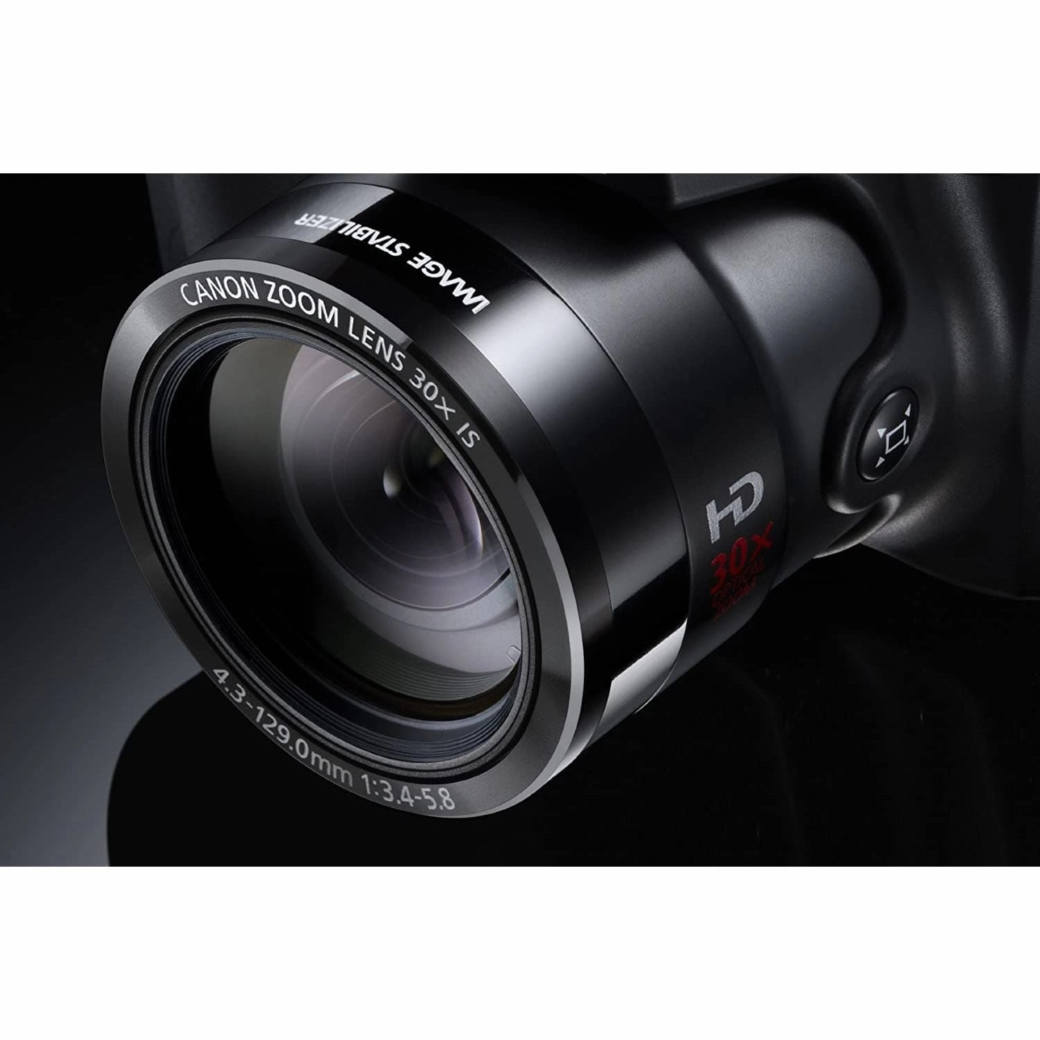 Canon PowerShot SX500 IS Digital Camera - Black (16.0 MP, 30x Optical Zoom)