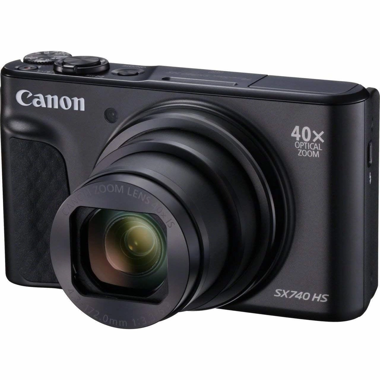 Canon PowerShot SX740 HS Digital Camera - Black