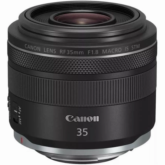 Canon RF 35mm f/1.8 Macro IS STM Lens - Wide-Angle, Ideal for Portrait & Street Photography, Compatible with Canon R System Cameras