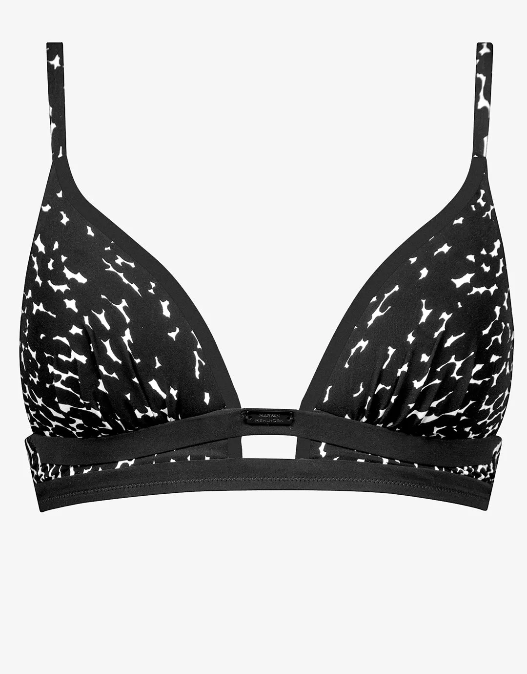 Capture Banded Bikini Top - Black