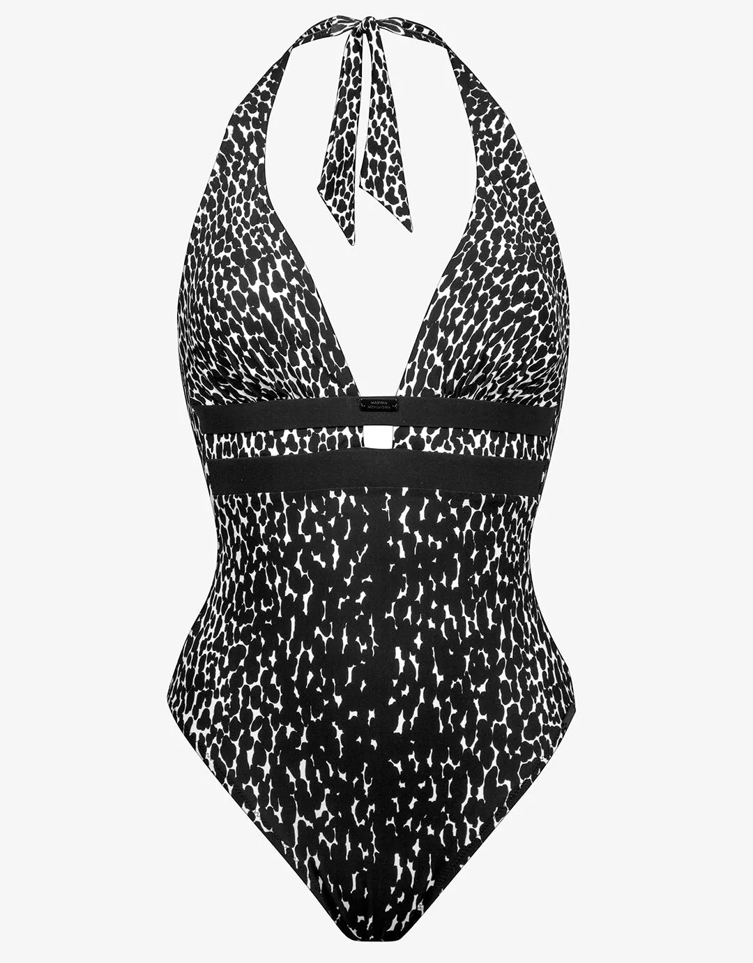 Capture Halter Swimsuit - Black