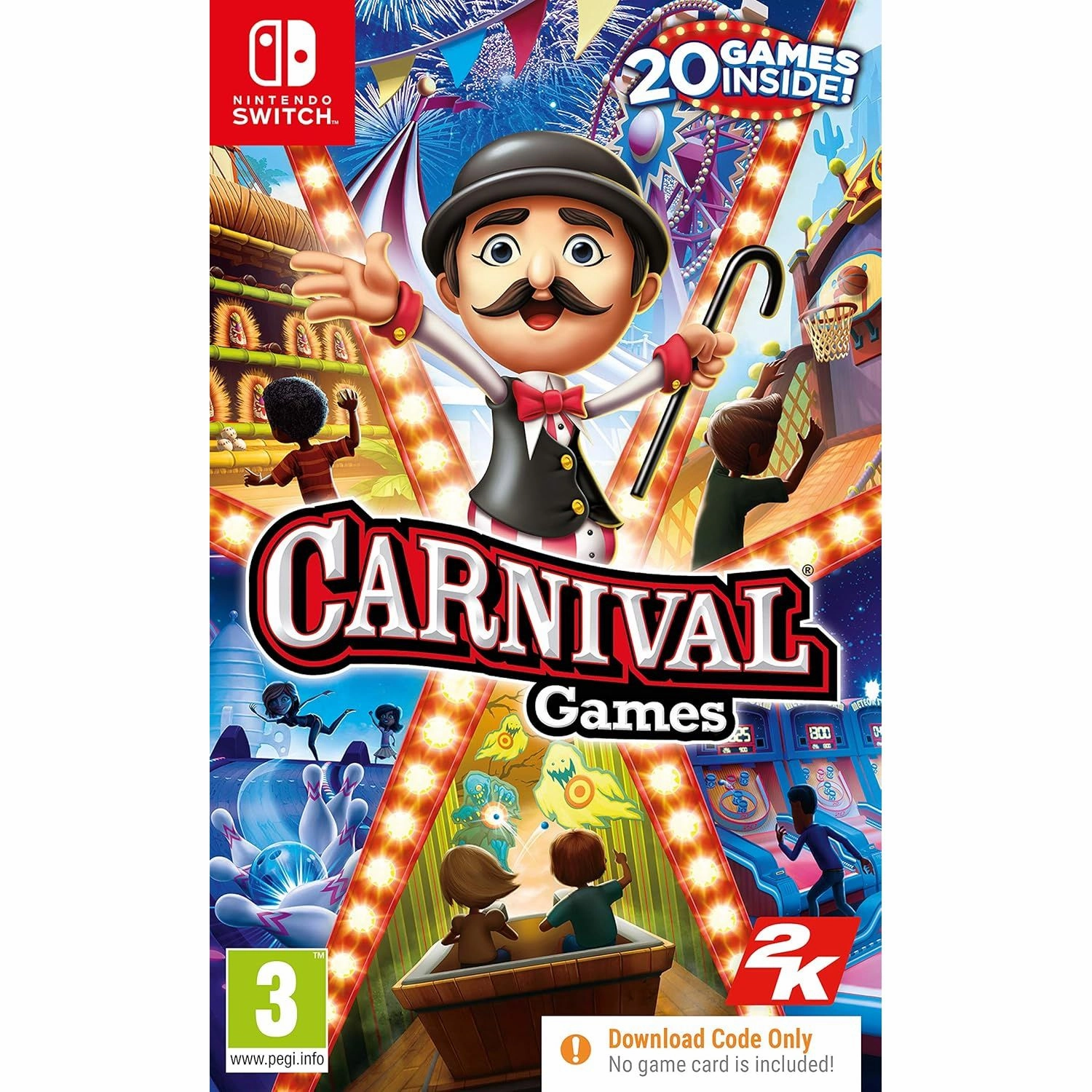Carnival Games (Nintendo Switch) - Code in Box smartwatch accessories, apple watch bands, charging dock for smartwatch