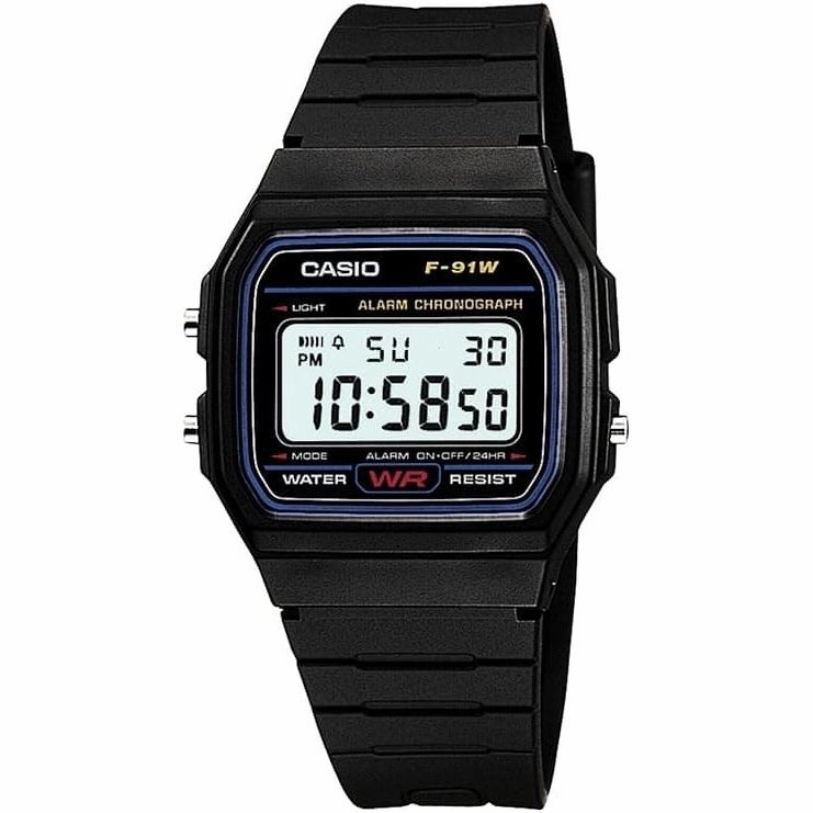 Casio F-91W Digital Watch for Men & Women - Classic Collection