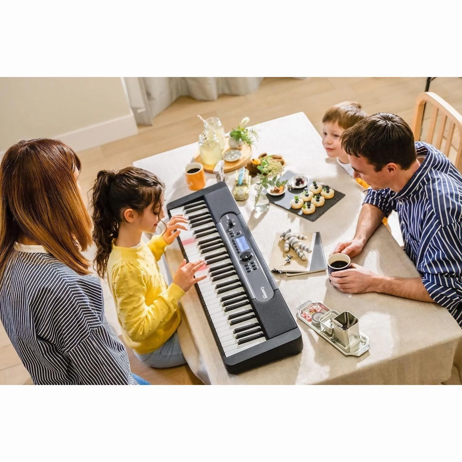 Casio LK-S450 Electronic Keyboard with Touch Sensitive, Lighted Keys,