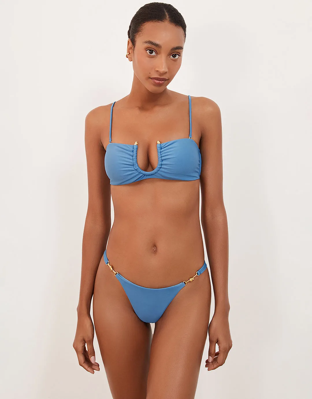 Cave Cora Cheeky Bikini Pant - Blue