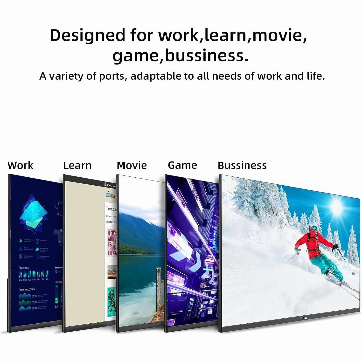 CHiQ 32 inch QHD (2560x1440) Computer Monitor - VESA Compatible