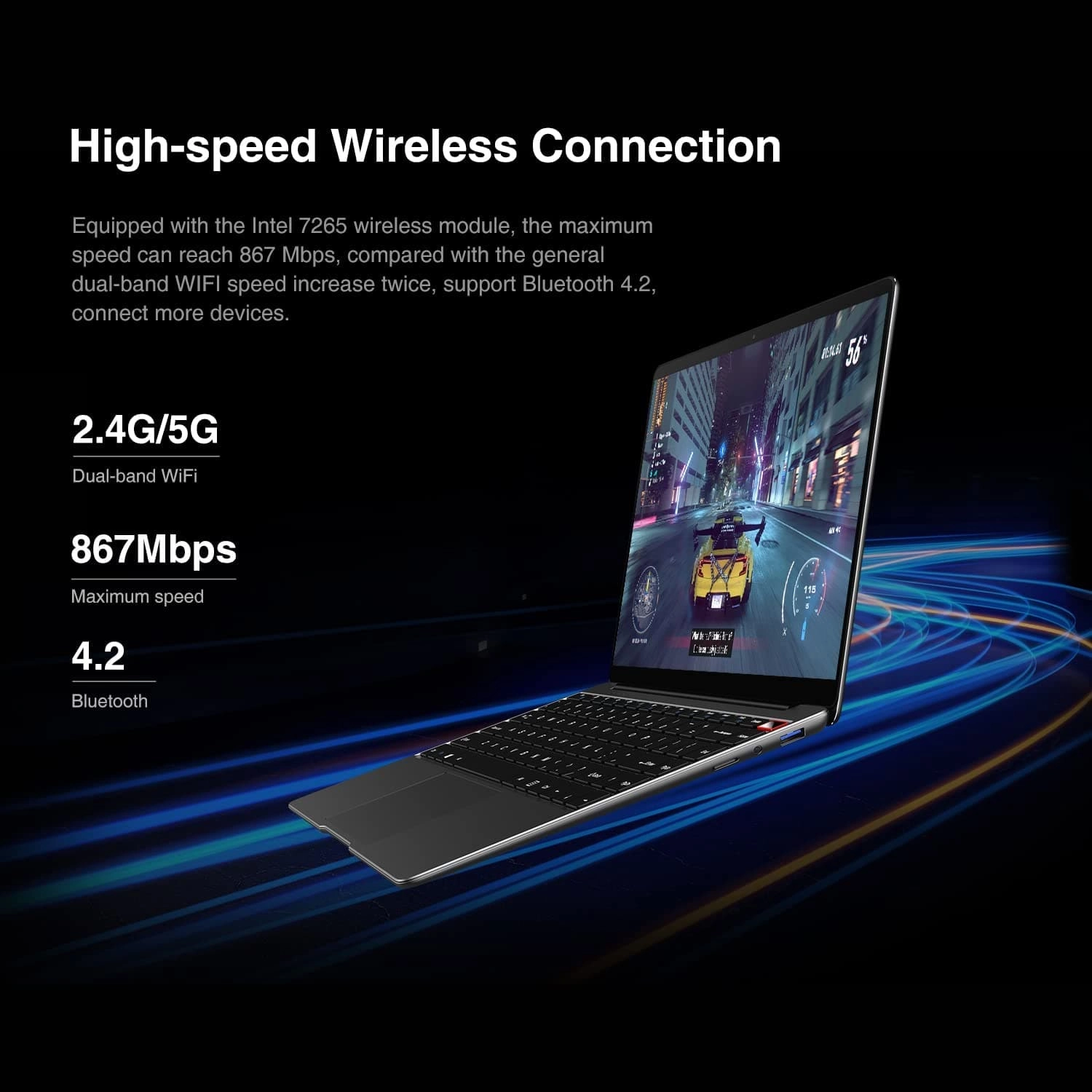 Chuwi AeroBook Pro 13.3''IPS, Intel Core m3 8100Y, 8GB RAM, 256GB SSD