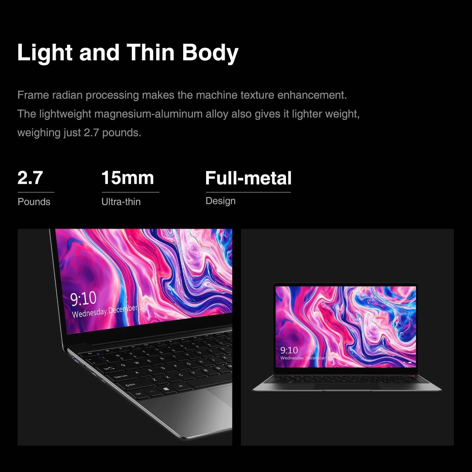 Chuwi AeroBook Pro 13.3''IPS, Intel Core m3 8100Y, 8GB RAM, 256GB SSD