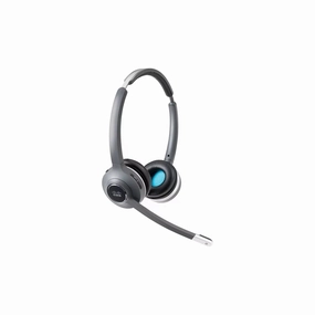 Cisco 562 Wireless DECT Headset  Dual On-Ear with Multi-Source Base - Charcoal bluetooth headphones, cheap wireless headphones, headphones with mic