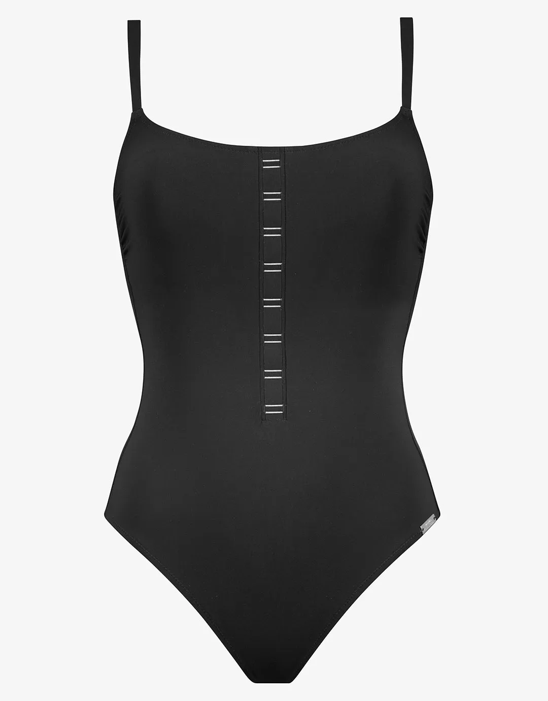 Code Tank Swimsuit - Black