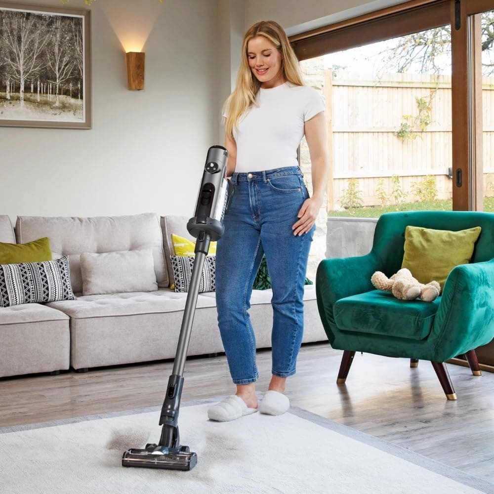 Cordless Stick Vacuum Henry Quick Hen.100 - 300W, 1L Capacity, Gray