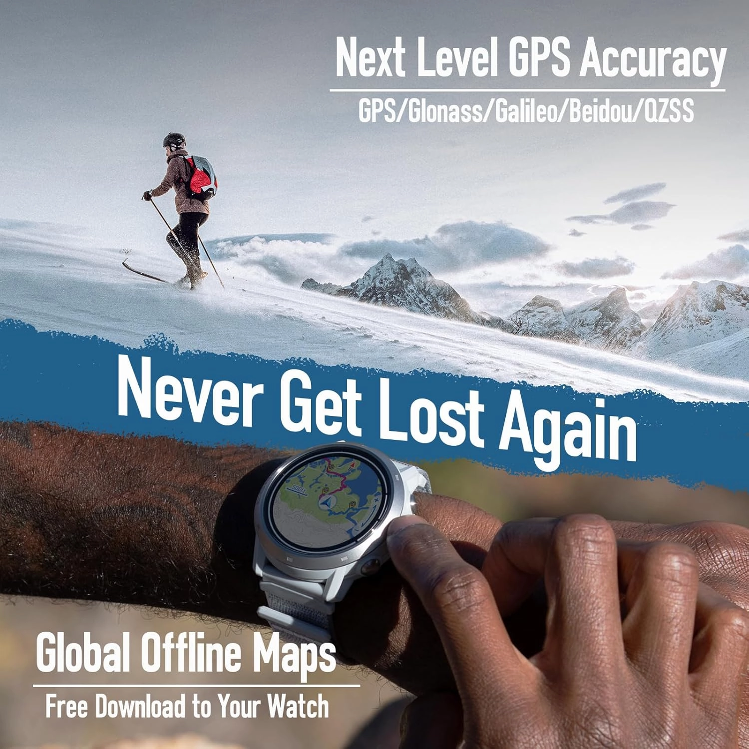 COROS APEX 2 Pro GPS Outdoor Watch  1.3" Sapphire Screen, 24 Days/66 Hours Battery Life, Dual-Freq & 5 Satellite Systems, Offline Maps, Heart Rate Monitor, Music, Triathlon, Multisport, Training Plan  Black