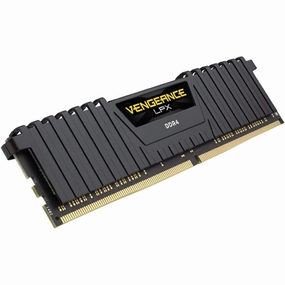 Corsair CMK16GX4M1A2400C14 Vengeance LPX 16 GB (1 x 16 GB) DDR4 2400 MHz C14 XMP 2.0 High Performance Desktop Memory, Black computer accessories, buy computer parts, usb c hub for laptop