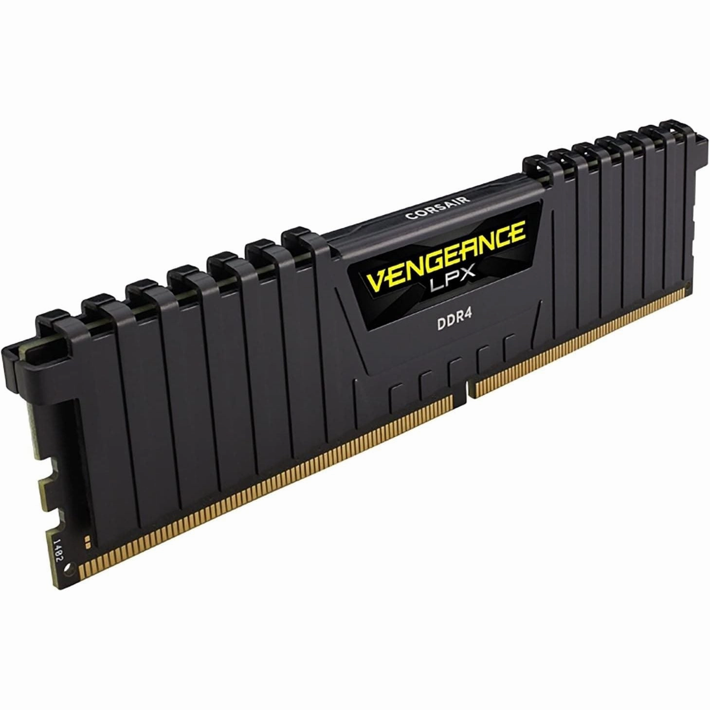 Corsair CMK16GX4M1A2400C16 Vengeance LPX 16 GB (1 x 16 GB) DDR4 2400 MHz C16 XMP 2.0 High Performance Desktop Memory Kit, Black