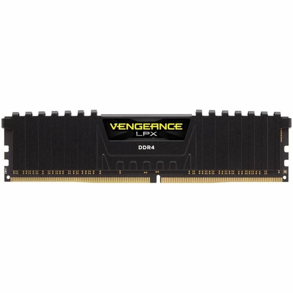 Corsair CMK16GX4M1A2666C16 Vengeance LPX 16 GB (1 x 16 GB) DDR4 2666 MHz C16 XMP 2.0 High Performance Desktop Memory, Black desktop computers, gaming desktop pc, all in one desktop deals