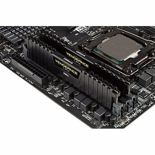 Corsair CMK16GX4M2A2400C14 Vengeance LPX 16 GB (2 x 8 GB) DDR4 2400 MHz C14 XMP 2.0 High Performance Desktop Memory Kit, Black
