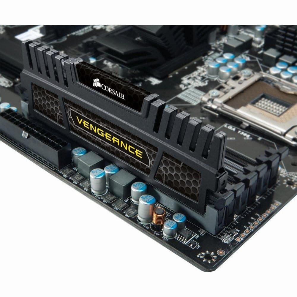Corsair CMZ4GX3M1A1600C9 Vengeance 4 GB (1 x 4 GB) DDR3 1600 Mhz C9 XMP Performance Memory Module - Black