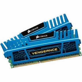 Corsair CMZ8GX3M2A1600C9B Vengeance 8GB (2x4GB) DDR3 1600 Mhz CL9 XMP Performance Desktop Memory Kit Blue computing devices, pc accessories, cheap computer online