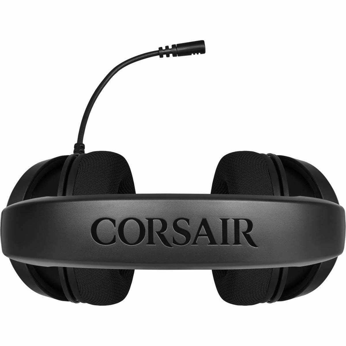 CORSAIR HS35 Stereo Lightweight Multiplatform Wired Gaming Headset  Detachable Uni-Directional Microphone  Neodymium Drivers  PC, PS5, PS4, Xbox, Nintendo Switch, Mobile  Carbon