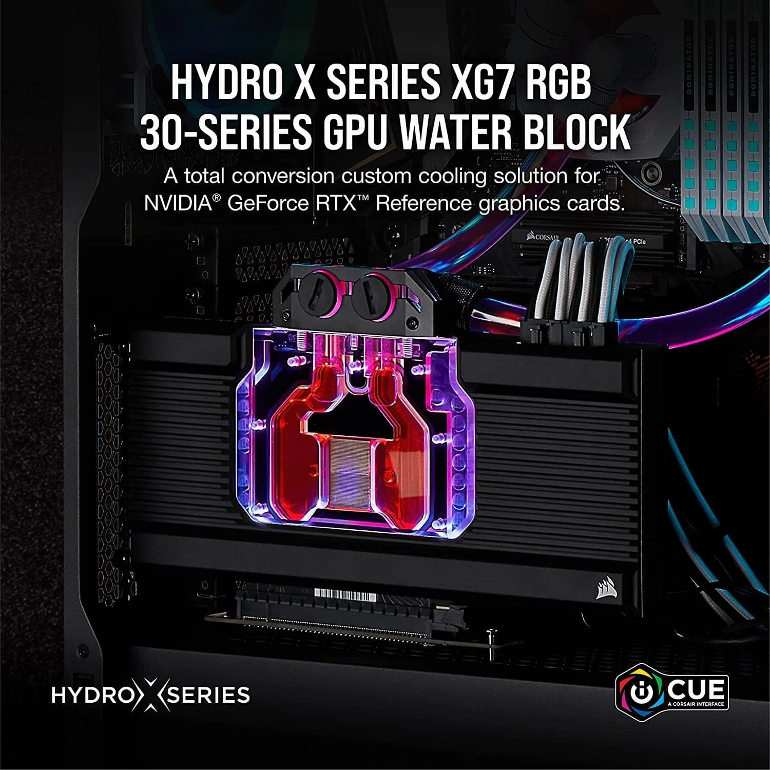 Corsair Hydro X Series XG7 RGB 30 Series REFERENCE GPU Water Cooler Suitable for NVIDIA GeForce RTX (3090)