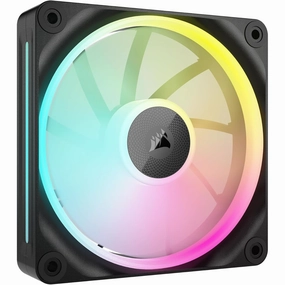 Corsair iCUE LINK LX120 RGB 120mm PWM Fan - Single Pack, Dual Light Loops, AirGuide Technology - Black computing devices, pc accessories, cheap computer online