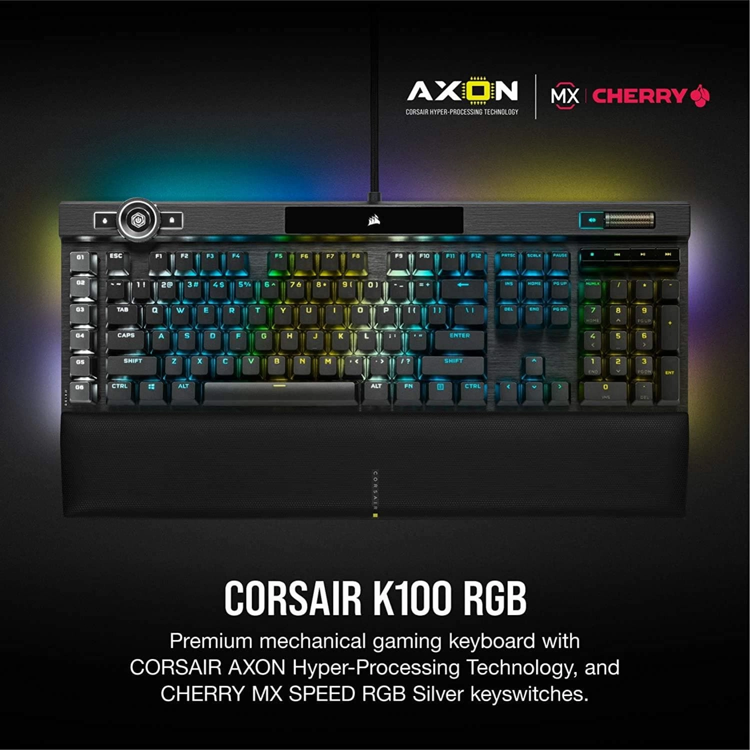 Corsair K100 RGB MX Speed Mechanical Gaming Keyboard