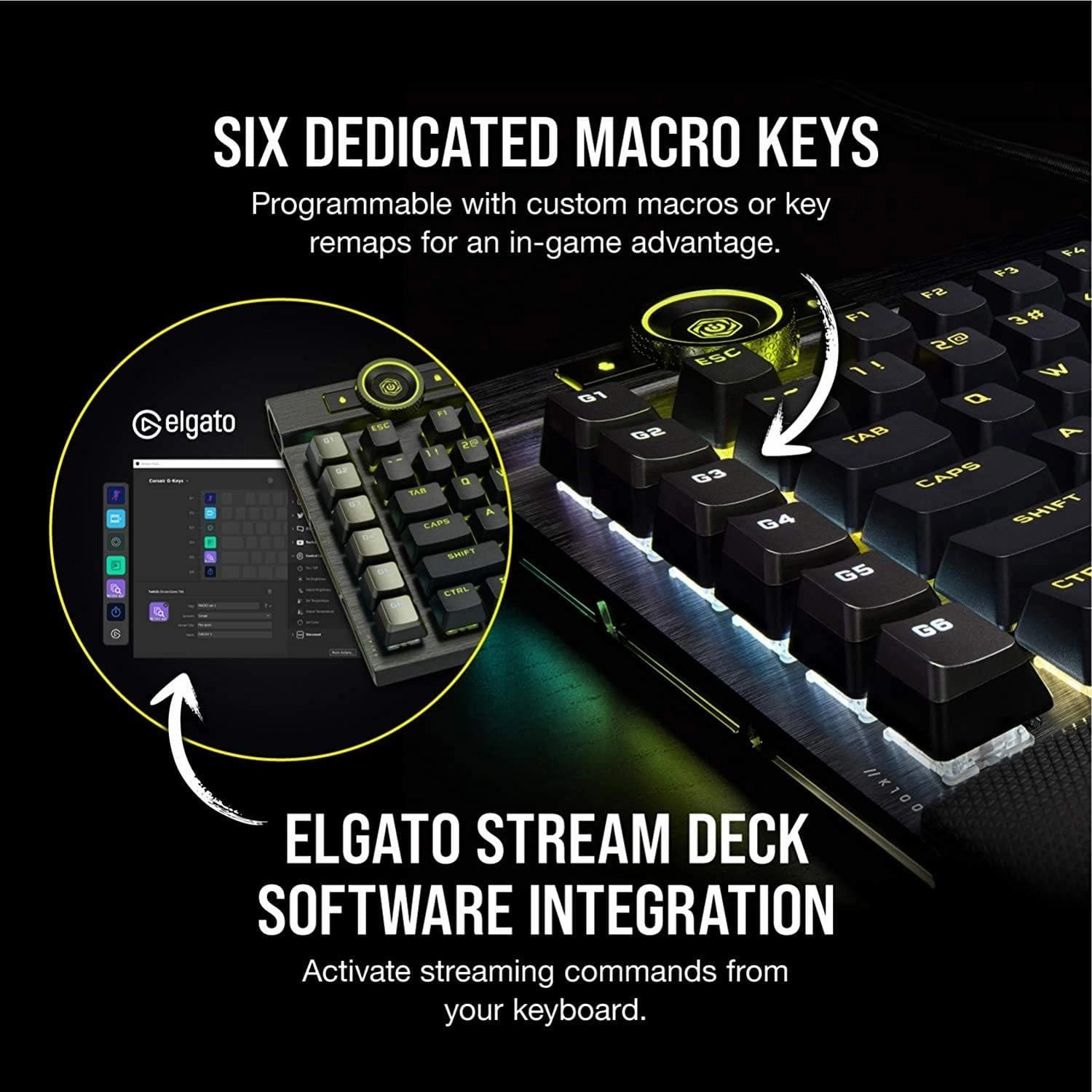 Corsair K100 RGB MX Speed Mechanical Gaming Keyboard