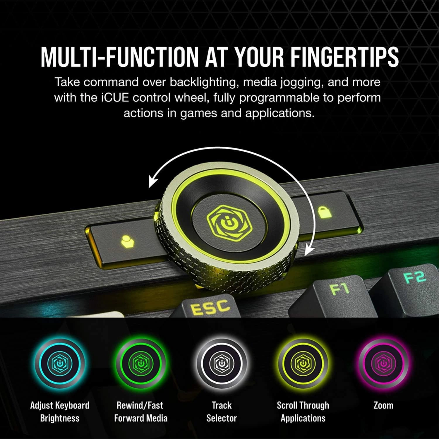Corsair K100 RGB MX Speed Mechanical Gaming Keyboard