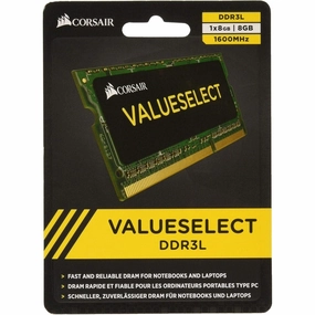 Corsair Value Select 8GB DDR3L 1600MHz SODIMM Laptop Memory (1x8GB) - Black desktop computers, gaming desktop pc, all in one desktop deals