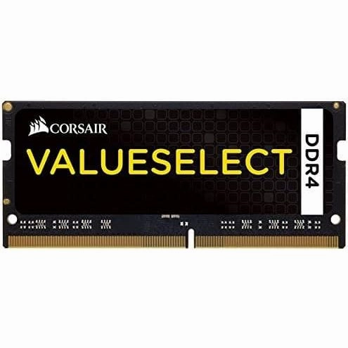 Corsair Value Select SODIMM 16GB (2x8GB) DDR4 2133MHz C15 Memory for Laptop/Notebooks - Black