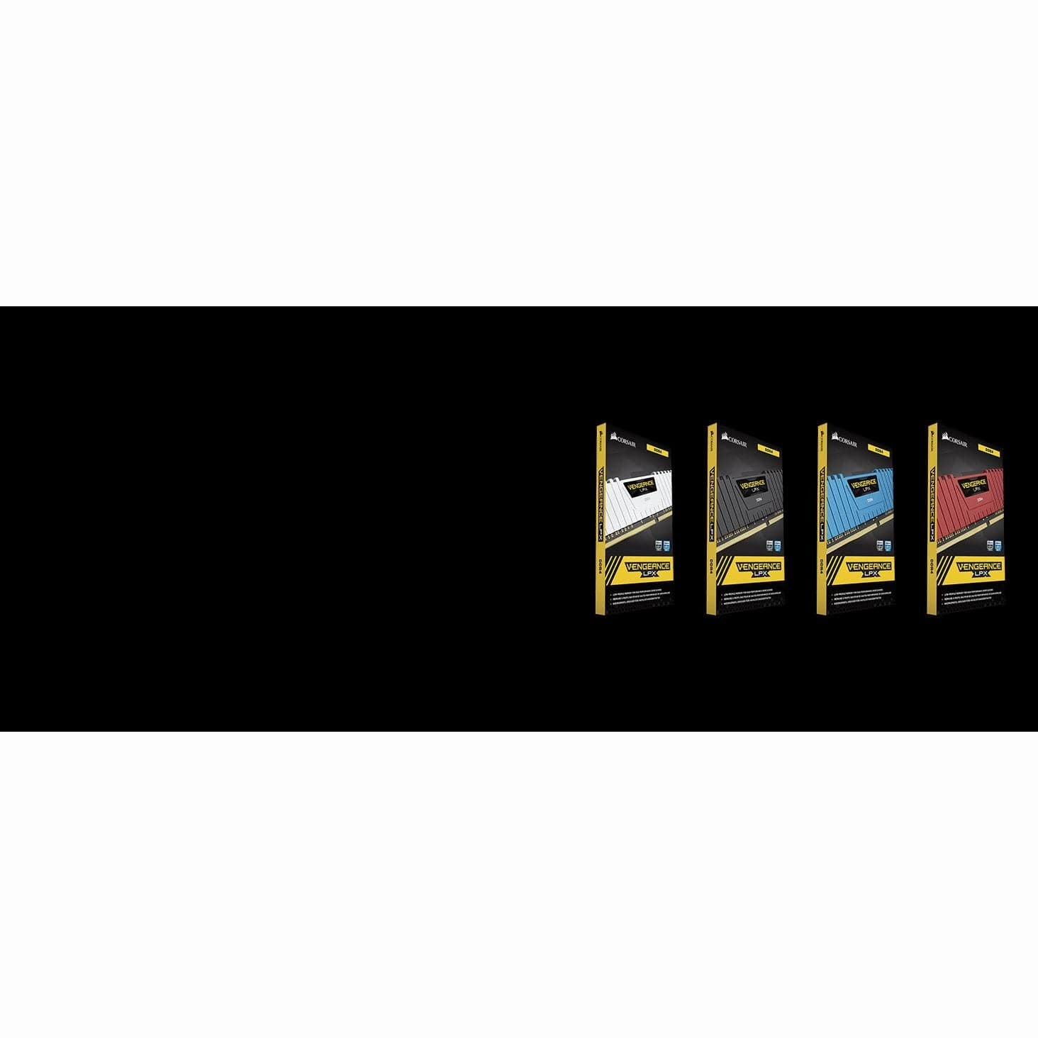 Corsair VENGEANCE LPX DDR4 RAM 16GB (2x8GB) 3000MHz CL16 Intel XMP 2.0 Computer Memory - Black