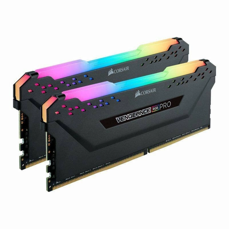 CORSAIR VENGEANCE RGB PRO 16GB (2x8GB) DDR4 3600 (PC4-28800) C18 AMD Optimized Memory C Black