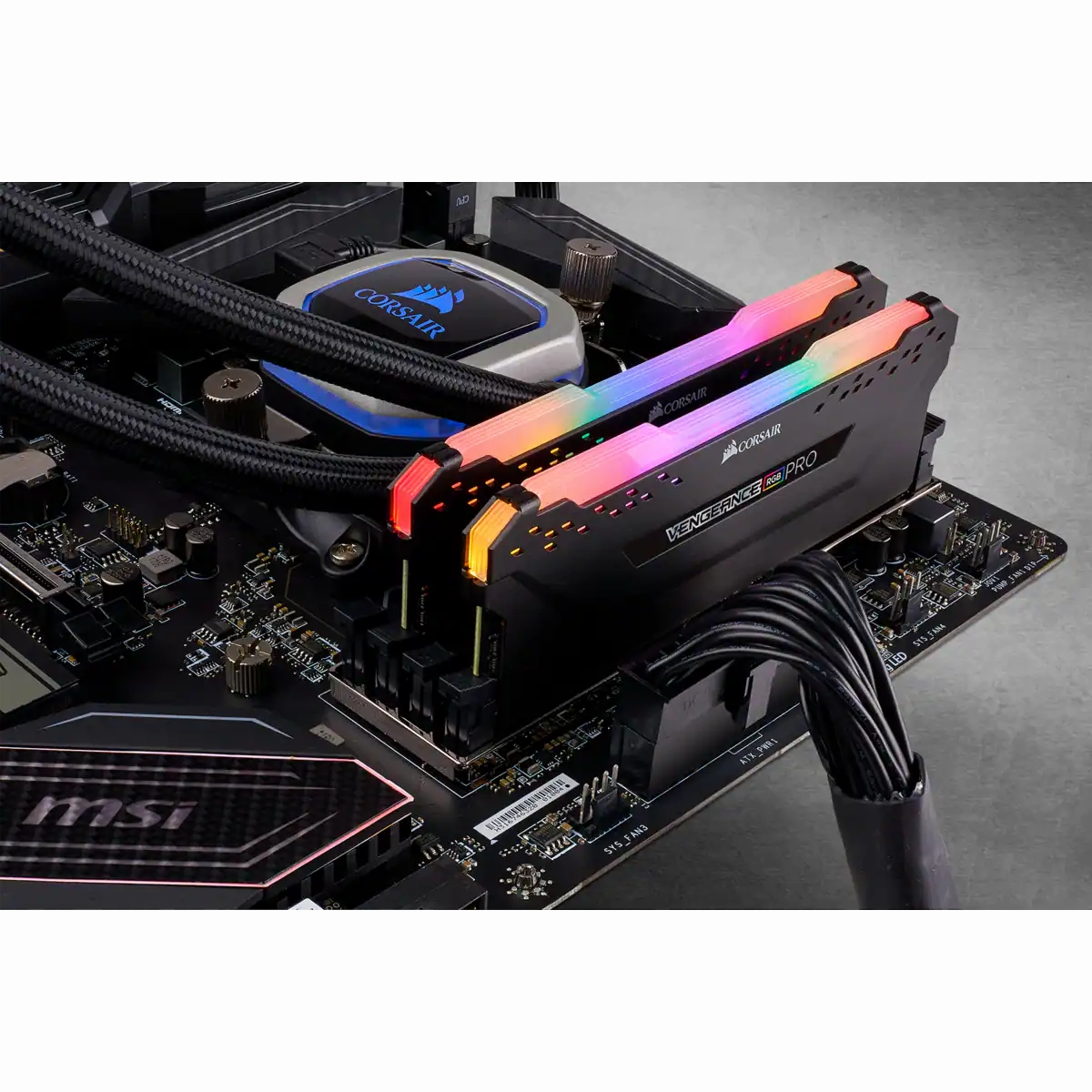 CORSAIR VENGEANCE RGB PRO 16GB (2x8GB) DDR4 3600 (PC4-28800) C18 Desktop memory C Black
