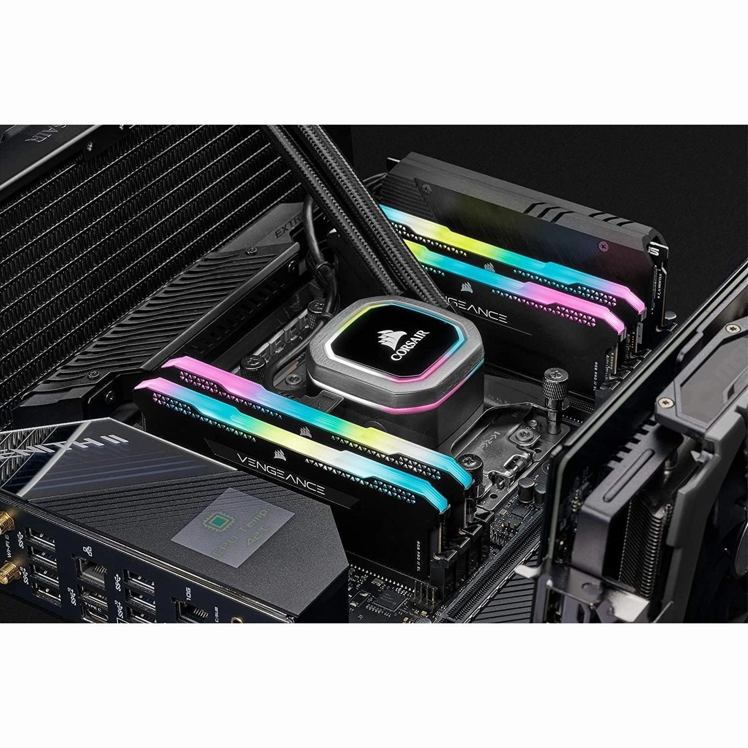 Corsair Vengeance RGB PRO SL 16 GB (2x8 GB) DDR4 3600 MHz C18, Illuminated Desktop Memory Kit (10 Individually Addressable RGB LEDs, Optimised for Bandwidth and Response Times), Black