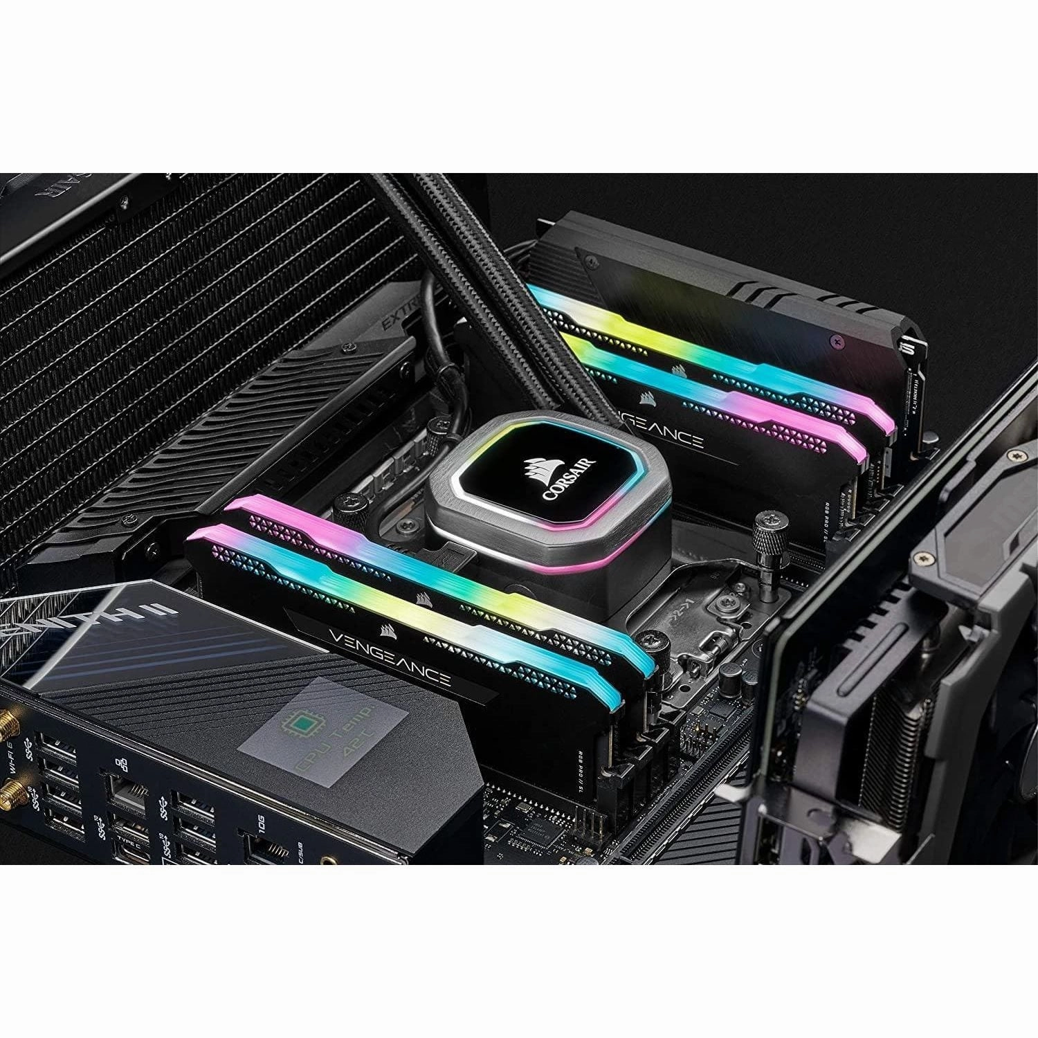 Corsair Vengeance RGB PRO SL 16 GB (2x8 GB) DDR4 3600 MHz C18, Illuminated Desktop Memory Kit (10 Individually Addressable RGB LEDs, Optimised for Bandwidth and Response Times), Black