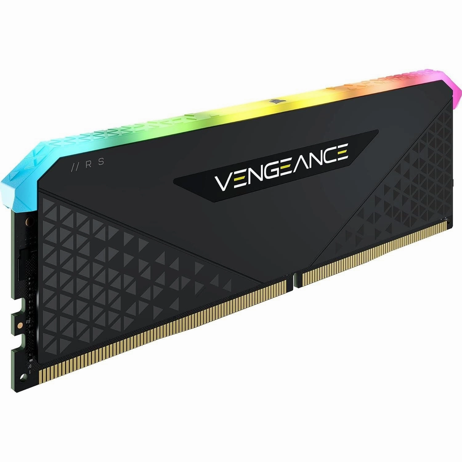 Corsair VENGEANCE RGB RS DDR4 RAM 8GB (1x8GB) 3200MHz CL16 Intel XMP 2.0 AMD Ryzen iCUE Compatible Computer Memory - Black (CMG8GX4M1E3200C16)