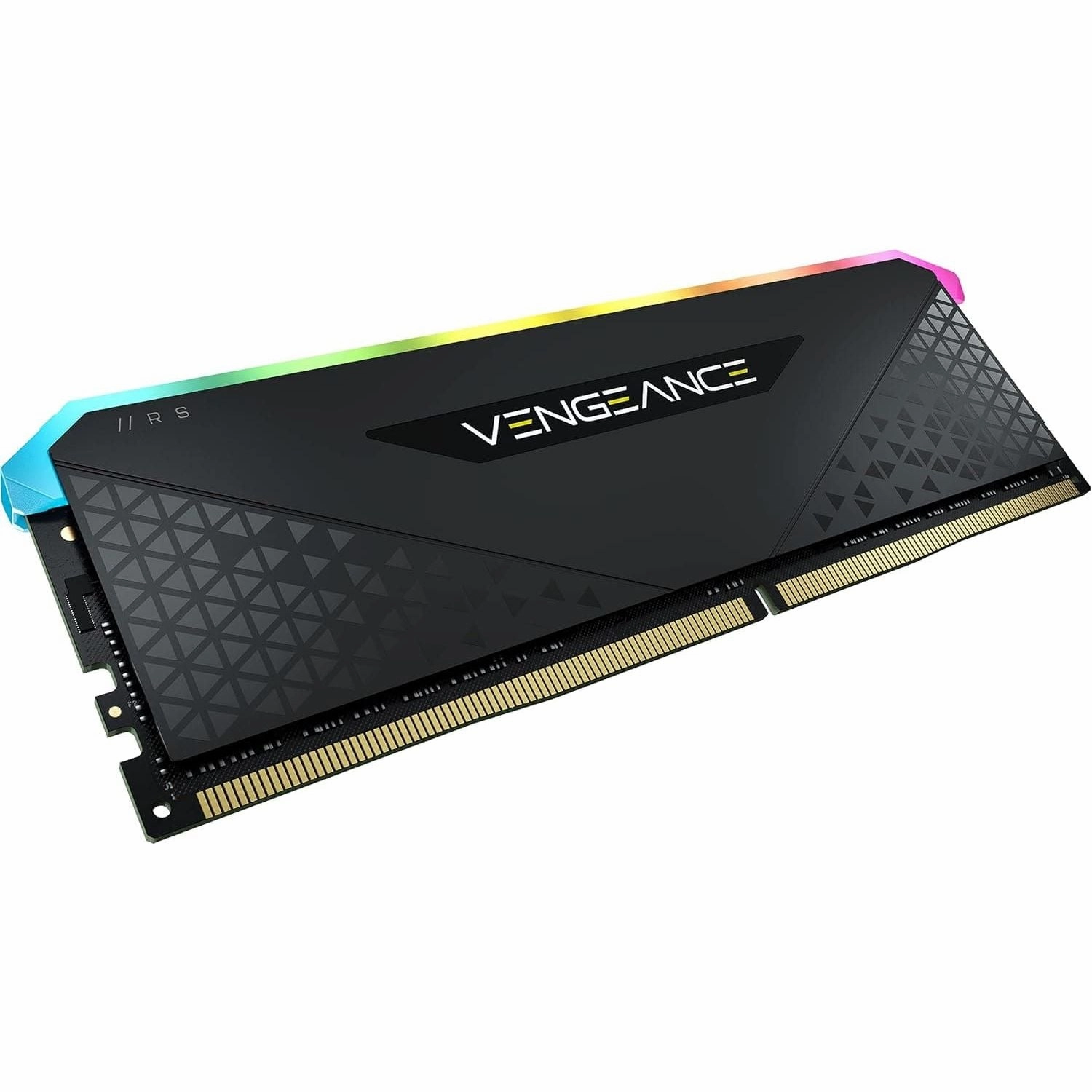 Corsair VENGEANCE RGB RS DDR4 RAM 8GB (1x8GB) 3200MHz CL16 Intel XMP 2.0 AMD Ryzen iCUE Compatible Computer Memory - Black (CMG8GX4M1E3200C16)