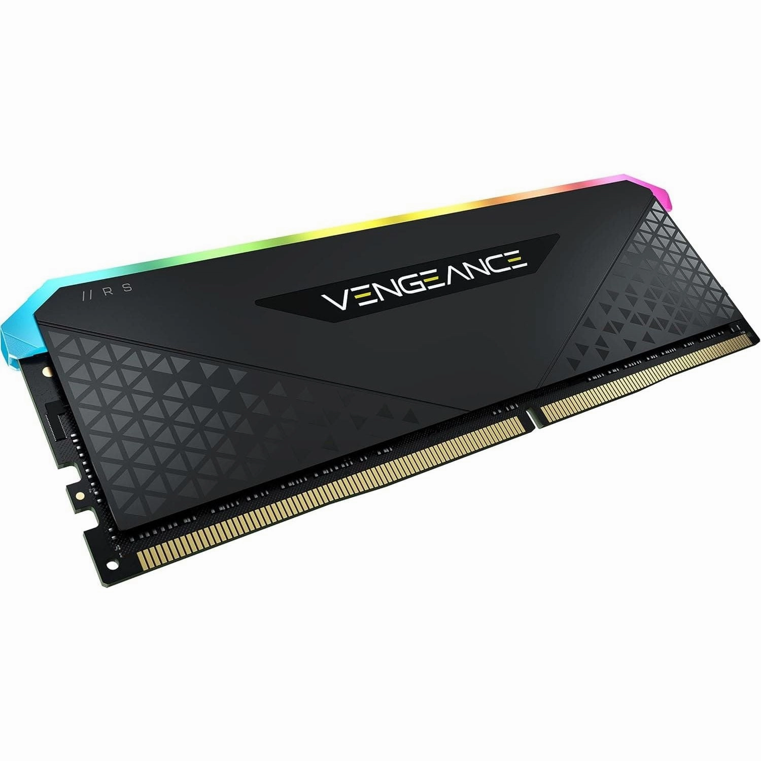 Corsair VENGEANCE RGB RS DDR4 RAM 8GB (1x8GB) 3200MHz CL16 Intel XMP 2.0 AMD Ryzen iCUE Compatible Computer Memory - Black (CMG8GX4M1E3200C16)