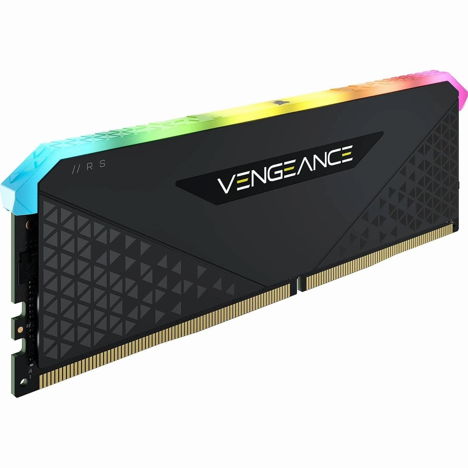 Corsair VENGEANCE RGB RS DDR4 RAM 8GB (1x8GB) 3200MHz CL16 Intel XMP 2.0 AMD Ryzen iCUE Compatible Computer Memory - Black (CMG8GX4M1E3200C16)