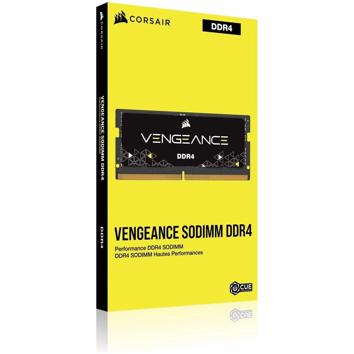Corsair Vengeance SODIMM 16GB (1x16GB) DDR4 2400MHz CL16 Memory for Laptop/Notebooks (Intel 6th Generation Intel Core i5 and i7 Processor Support) Black
