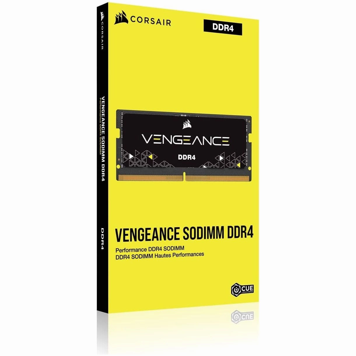 Corsair Vengeance SODIMM 16GB (2x8GB) DDR4 2666MHz CL18 Memory for Laptop/Notebooks (Intel 6th Generation Intel Core i5 and i7 Processor Support) Black