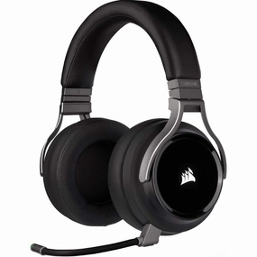 CORSAIR Virtuoso RGB Wireless 7.1 Gaming Headset - Black earbuds and headphones, true wireless earbuds, noise cancelling earbuds