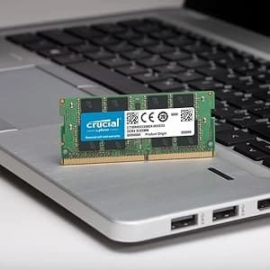 Crucial 32GB DDR4 3200MHz CL22 Laptop RAM (Compatible with 2933MHz & 2666MHz), CT32G4SFD832A