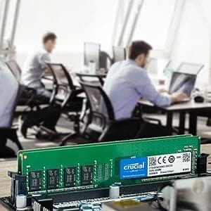 Crucial RAM 16GB Kit (2x8GB) DDR4 2400MHz CL17 Desktop Memory CT2K8G4DFS824A