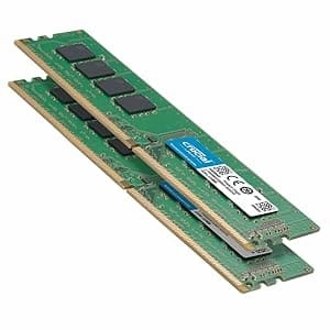 Crucial RAM 16GB Kit (2x8GB) DDR4 2400MHz CL17 Desktop Memory CT2K8G4DFS824A
