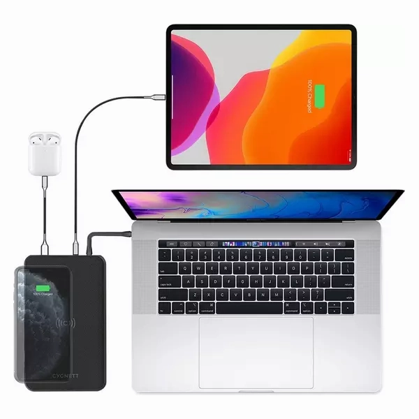 Cygnett ChargeUp Edge  27000mAh Wireless Power Bank [Black]