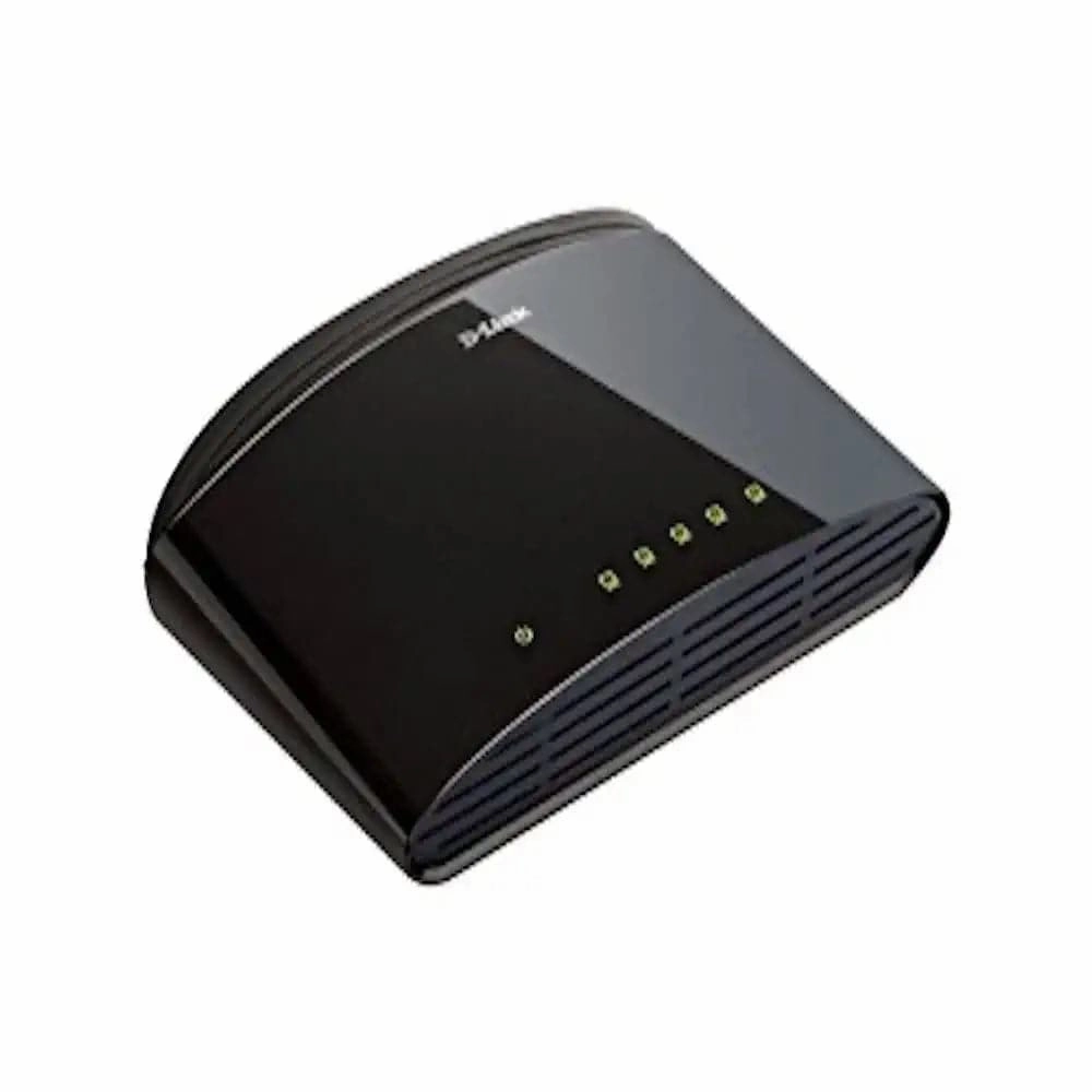 D-Link DES-1005D/B 5-Port Fast Ethernet Unmanaged Plastic Desktop Switch