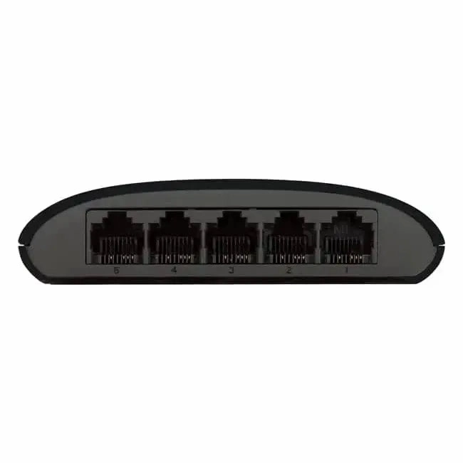 D-Link DES-1005D/B 5-Port Fast Ethernet Unmanaged Plastic Desktop Switch